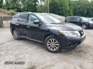 2016 Nissan Pathfinder S with VIN 5N1AR2MM9GC607201, listed as a Copart auction lot 58304914 with 132,695 mi miles and Salvage Title. Bid and sale history available at carsss.com. Image 4.