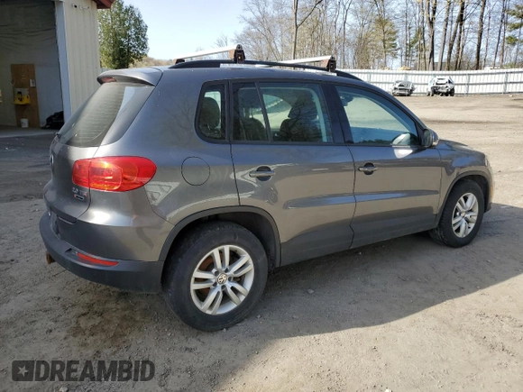2016 Volkswagen Tiguan S with VIN WVGBV7AXXGW538299, listed as a Copart auction lot 54798525 with 149,961 mi miles and Clean Title. Bid and sale history available at DreamBid. Image 3.