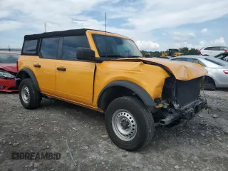 2022 Ford Bronco with VIN 1FMDE5BHXNLB40934, listed as a Copart auction lot 70828274 with 69,791 mi miles and Salvage Title. Bid and sale history available at carsss.com. Image 4.