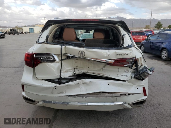 2017 Acura MDX Sport Hybrid w/Advance Pkg with VIN 5FRYD7H73HB001608, listed as a Copart auction lot 79456764 with 120,589 mi miles and Salvage Title. Bid and sale history available at carsss.com. Image 6.