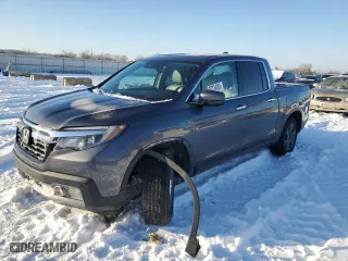 2020 Honda Ridgeline RTL-E with VIN 5FPYK3F74LB002141, listed as a Copart auction lot 87534955 with 139,030 mi miles and Salvage Title. Bid and sale history available at carsss.com. Image 1.