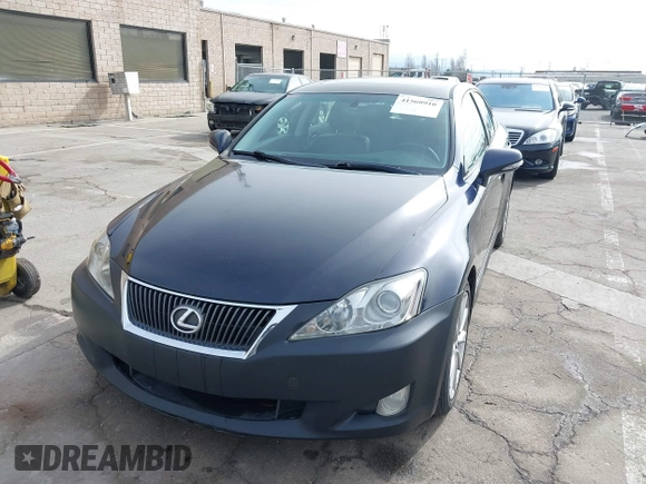2009 Lexus IS 250 with VIN JTHBK262195104051, listed as a IAAI auction lot 41560910 with 222,113 mi miles. Bid and sale history available at carsss.com. Image 6.