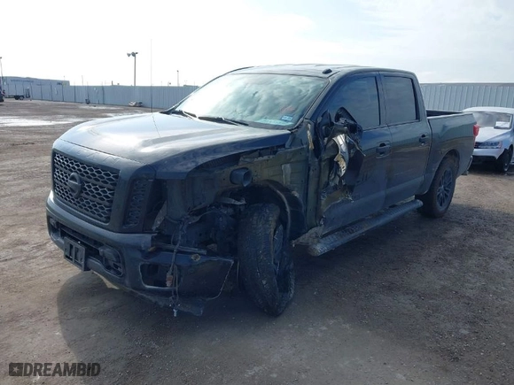 2018 Nissan Titan SV with VIN 1N6AA1E64JN529022, listed as a IAAI auction lot 41127756 with 150,166 mi miles. Bid and sale history available at carsss.com. Image 6.