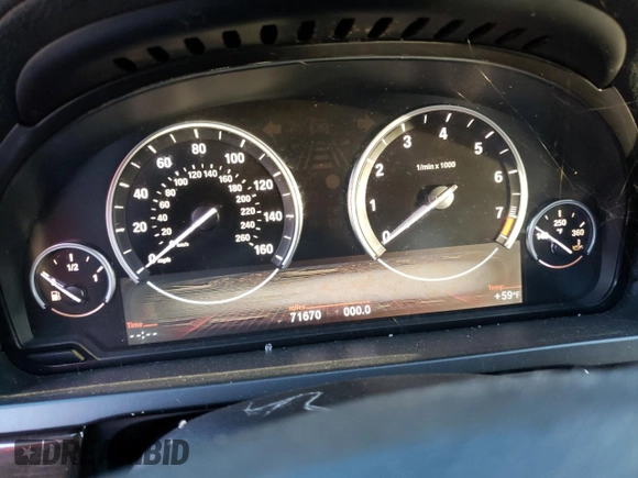 2011 BMW 7 Series 740Li with VIN WBAKB4C53BC392519, listed as a Copart auction lot 41449605 with 71,670 mi miles and Non Repairable. Bid and sale history available at carsss.com. Image 9.