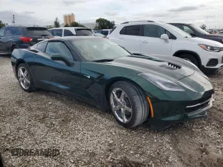 2014 Chevrolet Corvette 2LT with VIN 1G1YC2D70E5109574, listed as a Copart auction lot 78023124 with 0 mi miles and Non Repairable. Bid and sale history available at carsss.com. Image 4.