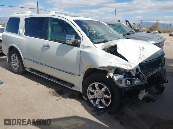 2006 Infiniti QX56 with VIN 5N3AA08C96N809110, listed as a IAAI auction lot 41559615 with 295,270 mi miles. Bid and sale history available at carsss.com. Image 1.
