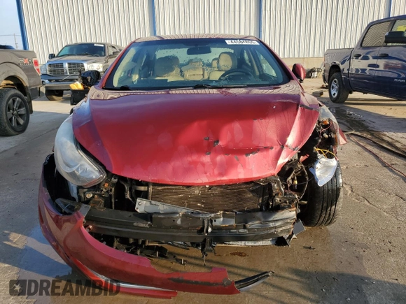 2013 Hyundai Elantra GLS with VIN 5NPDH4AE7DH453472, listed as a Copart auction lot 44584855 with 114,203 mi miles and Non repairable. Bid and sale history available at DreamBid. Image 5.