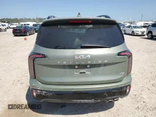 2024 Kia Telluride SX X-Pro с VIN 5XYP5DGC2RG441689, выставлен на аукционе Copart как лот 52587315 с пробегом 16 446 миль миль и Списание • Salvage title. История ставок и продаж доступна на DreamBid. Изображение 6.