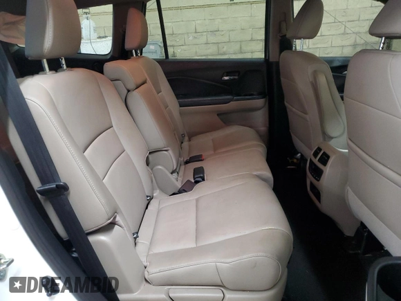 2018 Honda Pilot EX-L with VIN 5FNYF6H62JB043318, listed as a Copart auction lot 57853335 with 57,354 mi miles and Salvage title. Bid and sale history available at DreamBid. Image 11.