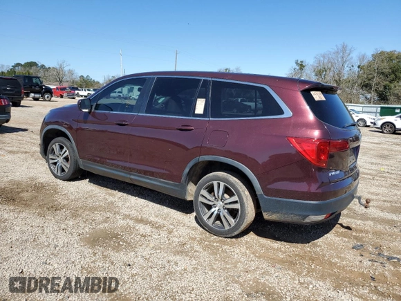 2017 Honda Pilot EX-L with VIN 5FNYF5H52HB038390, listed as a Copart auction lot 47859485 with Not Provided miles and Clean Title. Bid and sale history available at carsss.com. Image 2.