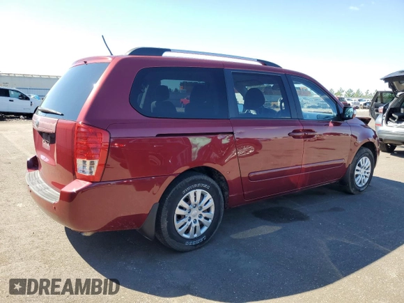 2014 Kia Sedona LX with VIN KNDMG4C73E6542937, listed as a Copart auction lot 71999374 with 149,442 mi miles and Salvage Title. Bid and sale history available at carsss.com. Image 3.