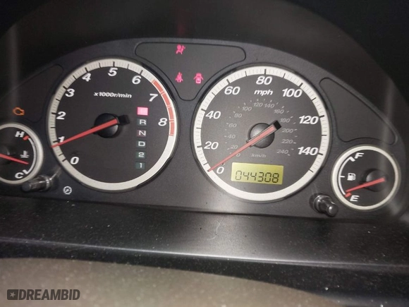 2005 Honda CR-V LX with VIN JHLRD68505C007375, listed as a IAAI auction lot 41979371 with 44,308 mi miles. Bid and sale history available at carsss.com. Image 7.