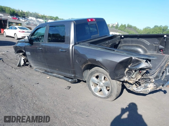 2018 Ram 1500 Big Horn with VIN 3C6RR7LT4JG168093, listed as a IAAI auction lot 39549763 with 102,896 mi miles. Bid and sale history available at carsss.com. Image 3.