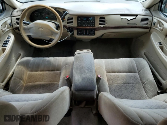 2002 Chevrolet Impala z VIN 2G1WF55E629195209, wystawiony jako Copart lot #54399365 z przebiegiem 106 226 mil mil oraz Szkoda całkowita • Salvage title. Historia ofert i sprzedaży dostępna na DreamBid. Obrazek 8.
