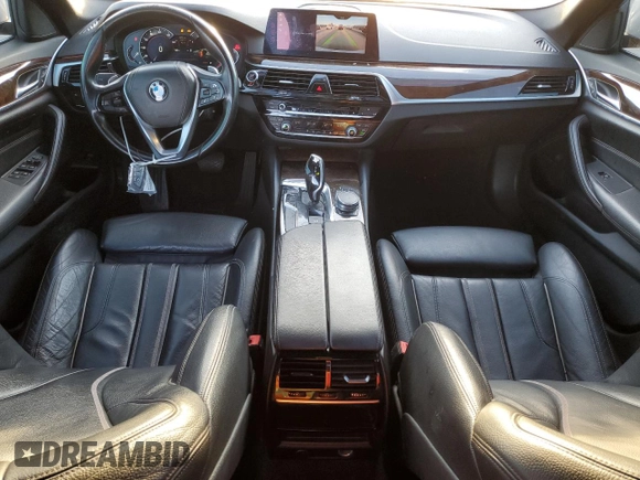 2018 BMW 5 Series 530i with VIN WBAJA5C55JWA37713, listed as a Copart auction lot 49261225 with 79,941 mi miles and Clean Title. Bid and sale history available at DreamBid. Image 8.