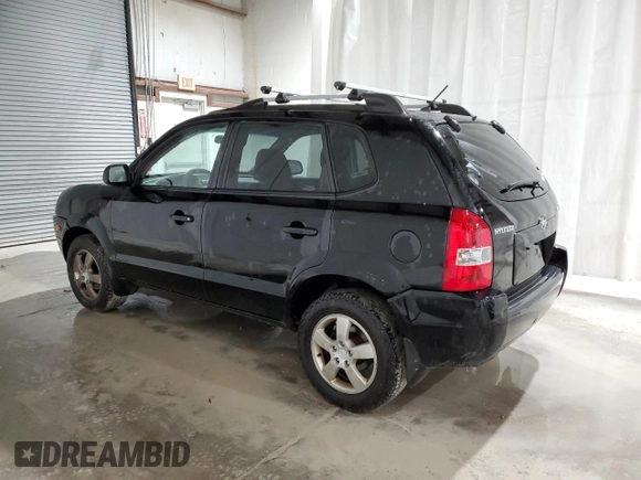 2007 Hyundai Tucson GLS with VIN KM8JM12B27U586678, listed as a Copart auction lot 76318234 with 135,542 mi miles and Salvage Title. Bid and sale history available at carsss.com. Image 2.