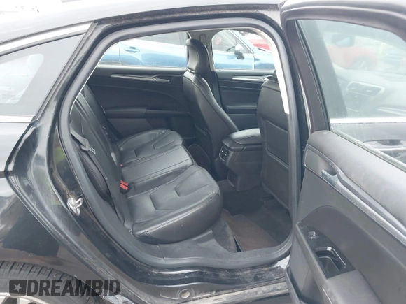 2015 Ford Fusion Titanium with VIN 3FA6P0K91FR238763, listed as a IAAI auction lot 41855030 with 162,060 mi miles. Bid and sale history available at carsss.com. Image 8.