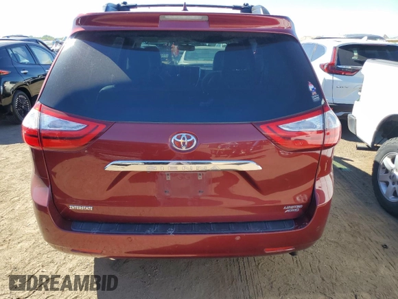 2015 Toyota Sienna Ltd with VIN 5TDDK3DC5FS107388, listed as a Copart auction lot 73239794 with 103,249 mi miles and Salvage Title. Bid and sale history available at carsss.com. Image 6.