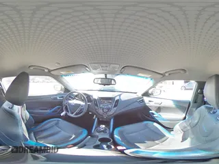 2014 Hyundai Veloster Turbo with VIN KMHTC6AE8EU183757, listed as a Copart auction lot 47384425 with 82,561 mi miles and Salvage Title. Bid and sale history available at carsss.com. Image 15.