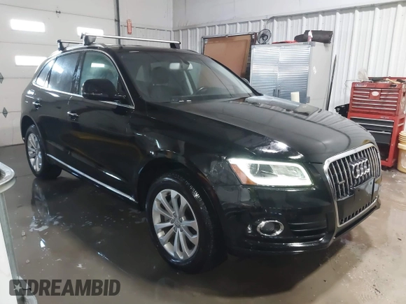 2017 Audi Q5 Premium with VIN WA1C2AFP0HA089098, listed as a IAAI auction lot 41256921 with 71,777 mi miles. Bid and sale history available at carsss.com. Image 1.