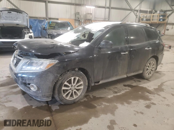2016 Nissan Pathfinder SV with VIN 5N1AR2MM1GC649250, listed as a Copart auction lot 89084995 with 0 mi miles and Non Repairable. Bid and sale history available at carsss.com. Image 1.