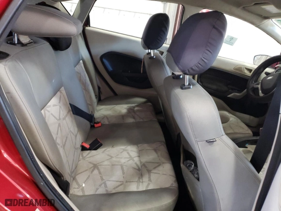 2012 Ford Fiesta SE with VIN 3FADP4EJ9CM164957, listed as a Copart auction lot 45578425 with 0 mi miles and Salvage Title. Bid and sale history available at carsss.com. Image 10.
