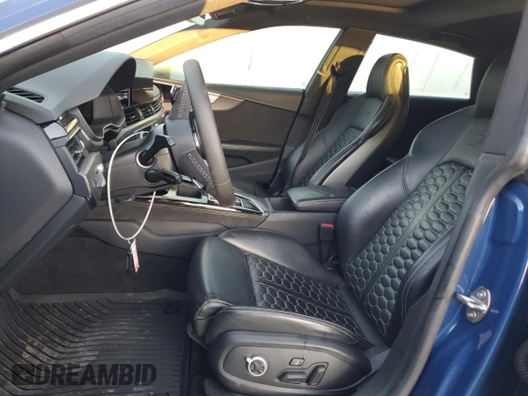 2021 Audi RS 5 Sportback z VIN WUAAWCF51MA901341, wystawiony jako Copart lot #76619034 z przebiegiem Nie podano mil oraz Szkoda całkowita • Salvage title. Historia ofert i sprzedaży dostępna na DreamBid. Obrazek 7.