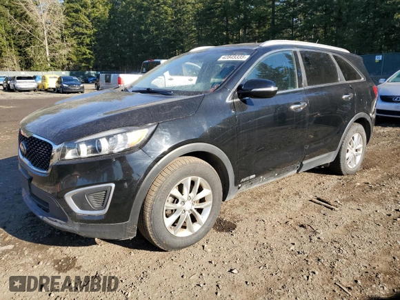 2016 Kia Sorento LX with VIN 5XYPGDA51GG131714, listed as a Copart auction lot 42845335 with 134,265 mi miles and Clean Title. Bid and sale history available at carsss.com. Image 1.