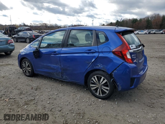2017 Honda Fit EX-L with VIN 3HGGK5H80HM704757, listed as a Copart auction lot 80079734 with 53,397 mi miles and Salvage Title. Bid and sale history available at DreamBid. Image 2.