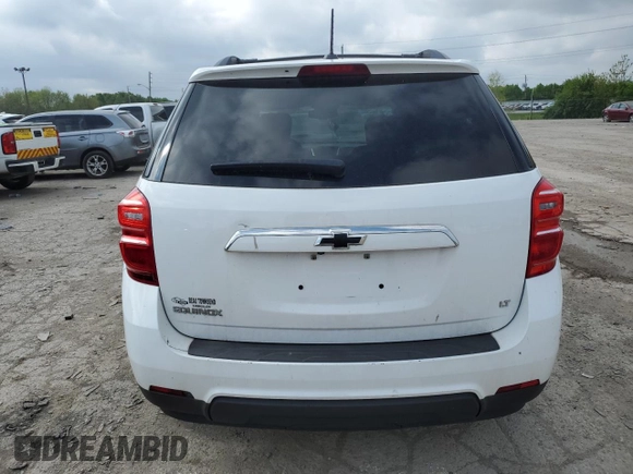 2017 Chevrolet Equinox LT with VIN 2GNALCEK7H6122114, listed as a Copart auction lot 55719885 with 105,338 mi miles and Clean Title. Bid and sale history available at carsss.com. Image 6.
