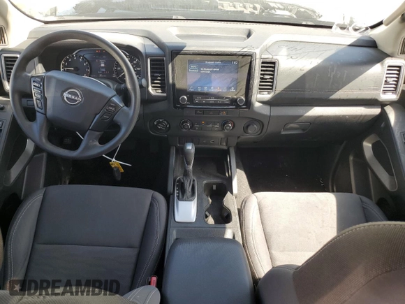 2023 Nissan Frontier SV with VIN 1N6ED1EK2PN654423, listed as a Copart auction lot 48721255 with 30,070 mi miles and Salvage title. Bid and sale history available at DreamBid. Image 8.