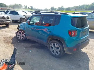 2020 Jeep Renegade Limited with VIN ZACNJAD18LPL69647, listed as a IAAI auction lot 42435120 with 62,767 mi miles and . Bid and sale history available at DreamBid. Image 3.