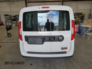 2022 Ram ProMaster City Cargo Tradesman with VIN ZFBHRFAB9N6W52697, listed as a Copart auction lot 66958114 with 91,313 mi miles and Salvage Title. Bid and sale history available at DreamBid. Image 6.