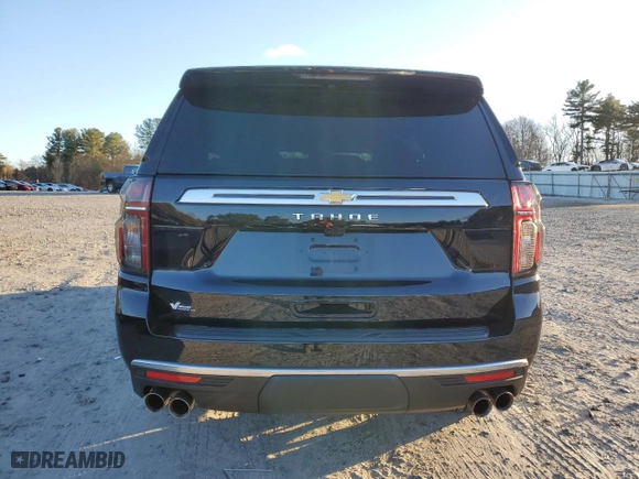 2024 Chevrolet Tahoe High Country with VIN 1GNSKTKL2RR107496, listed as a Copart auction lot 81970994 with 8,827 mi miles and Salvage Title. Bid and sale history available at carsss.com. Image 6.