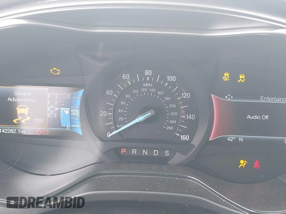 2019 Ford Fusion SEL with VIN 3FA6P0CD6KR141832, listed as a IAAI auction lot 41800102 with 142,282 mi miles and . Bid and sale history available at DreamBid. Image 7.