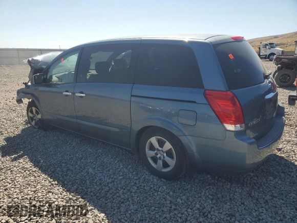 2008 Nissan Quest with VIN 5N1BV28U18N103015, listed as a Copart auction lot 70055624 with 0 mi miles and Salvage Title. Bid and sale history available at carsss.com. Image 2.