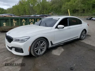 2019 BMW 7 Series 750i xDrive with VIN WBA7F2C56KB239623, listed as a Copart auction lot 51302154 with 0 mi miles. Bid and sale history available at carsss.com. Image 1.