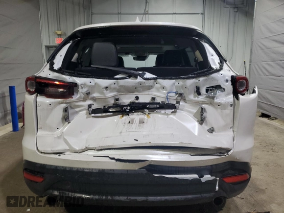2023 Mazda CX-9 Touring Plus with VIN JM3TCBAY1P0643835, listed as a Copart auction lot 55846885 with 43,420 mi miles and Salvage title. Bid and sale history available at DreamBid. Image 6.