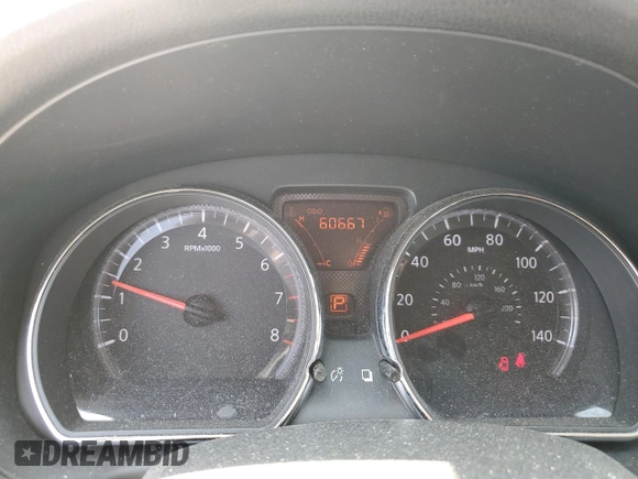 2012 Nissan Versa SV with VIN 3N1CN7AP2CL800957, listed as a Copart auction lot 62297745 with 60,667 mi miles and Clean title. Bid and sale history available at DreamBid. Image 9.