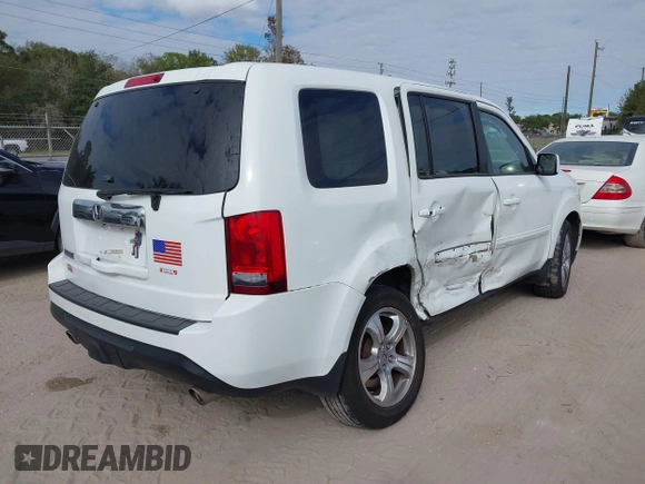 2013 Honda Pilot EX-L with VIN 5FNYF3H70DB043832, listed as a IAAI auction lot 40880885 with 250,712 mi miles and . Bid and sale history available at DreamBid. Image 4.
