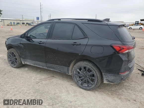 2022 Chevrolet Equinox RS with VIN 2GNAXWEVXN6129005, listed as a Copart auction lot 54504955 with 56,230 mi miles and Salvage title. Bid and sale history available at DreamBid. Image 2.