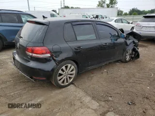 2012 Volkswagen Golf TDI with VIN WVWNM7AJ3CW293128, listed as a Copart auction lot 59679405 with Not provided miles and Clean title. Bid and sale history available at DreamBid. Image 3.