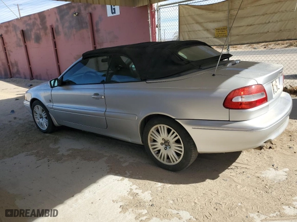 2003 Volvo C70 with VIN YV1NC63D53J036094, listed as a Copart auction lot 76827604 with 188,876 mi miles and Salvage Title. Bid and sale history available at carsss.com. Image 2.