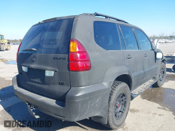 2005 Lexus GX 470 z VIN JTJBT20X150087128, wystawiony jako IAAI lot #41124756 z przebiegiem 221 052 mil mil oraz . Historia ofert i sprzedaży dostępna na DreamBid. Obrazek 4.