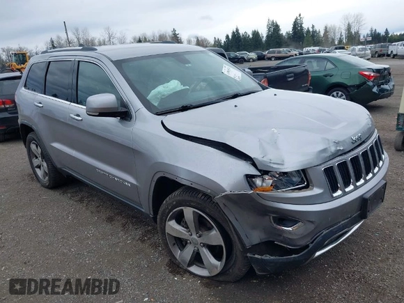 2014 Jeep Grand Cherokee Limited z VIN 1C4RJFBG8EC541921, wystawiony jako IAAI lot #41903574 z przebiegiem 133 679 mil mil oraz . Historia ofert i sprzedaży dostępna na DreamBid. Obrazek 1.