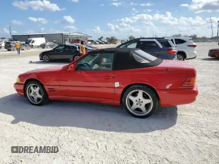 1999 Mercedes-Benz SL-Class with VIN WDBFA68F0XF178838, listed as a Copart auction lot 77040434 with 0 mi miles and Salvage Title. Bid and sale history available at carsss.com. Image 2.