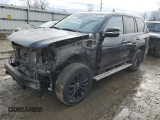 2021 Lexus GX 460 Premium with VIN JTJAM7BX7M5276953, listed as a Copart auction lot 82641134 with 53,886 mi miles and Salvage title. Bid and sale history available at DreamBid. Image 1.