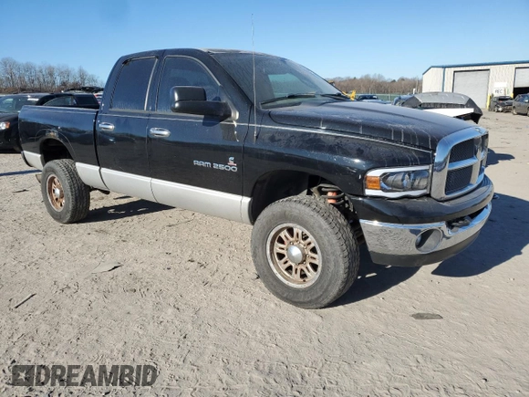 2005 Dodge Ram 2500 SLT with VIN 3D7KS28C95G760756, listed as a Copart auction lot 82155214 with 242,175 mi miles and Salvage Title. Bid and sale history available at carsss.com. Image 4.