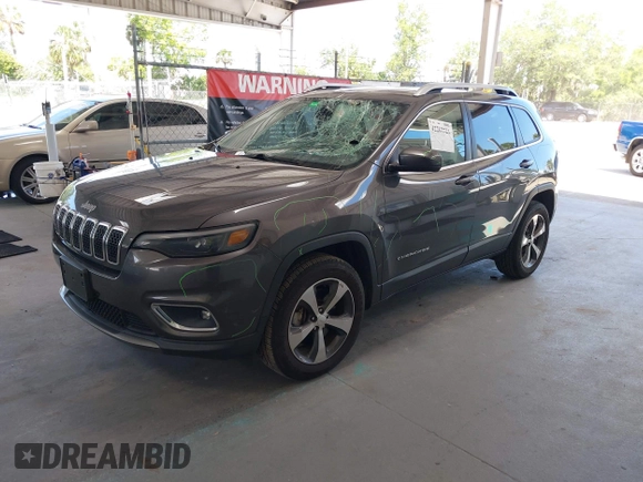 2019 Jeep Cherokee Limited with VIN 1C4PJMDX6KD303225, listed as a IAAI auction lot 42267721 with 70,857 mi miles and . Bid and sale history available at DreamBid. Image 17.