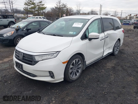 2023 Honda Odyssey EX-L with VIN 5FNRL6H64PB057372, listed as a IAAI auction lot 41306641 with 133,803 mi miles. Bid and sale history available at carsss.com. Image 2.